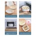 Microwave Oven Steamer Food Container with Lid Plastic Cookware for Steamed Buns, Dumplings - L-003